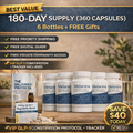 180 Day Supply (360 Capsules) GLP-1 Gut Health