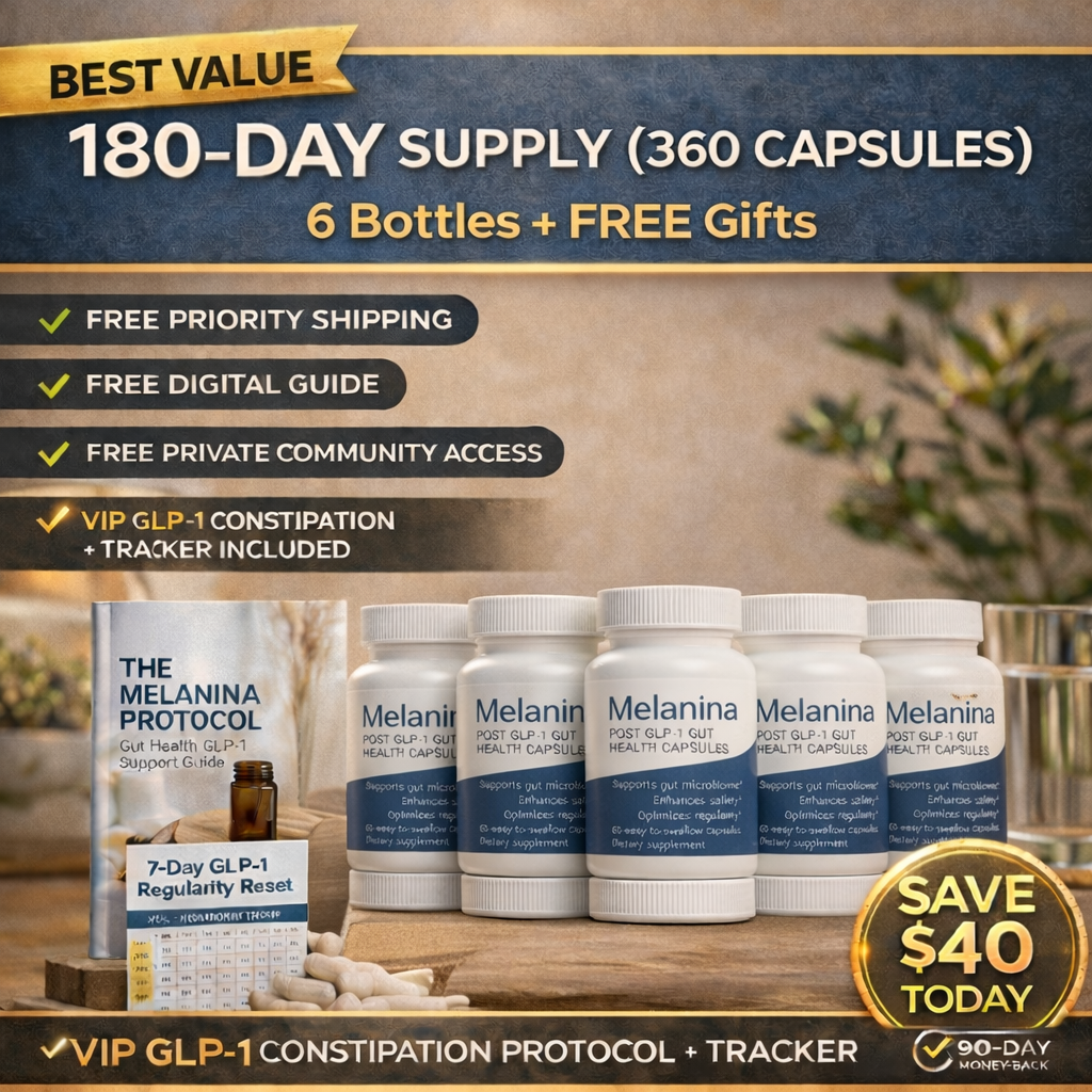 180 Day Supply (360 Capsules) GLP-1 Gut Health