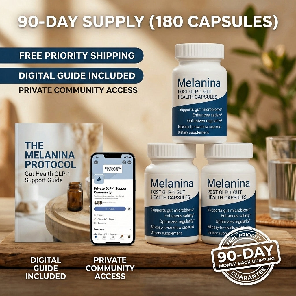90 Day Supply (180 Capsules) GLP-1 Gut Health